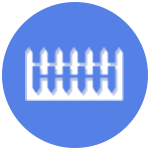 Aluminum Fence Icon